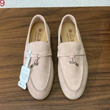 Loro Piana Summer Charms Walk Loafer in Suede LP61821 Beige 2025 (HH-25061821)
