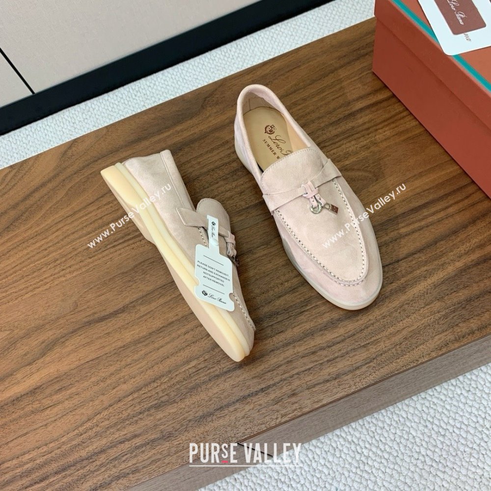 Loro Piana Summer Charms Walk Loafer in Suede LP61821 Beige 2025 (HH-25061821)