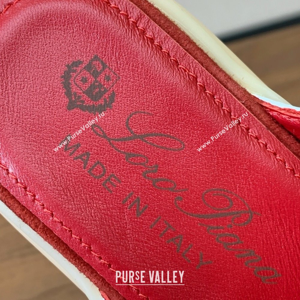 Loro Piana Charms Walk Babouche Loafer in Suede LP061922 Red 2025 (HH-25061922)