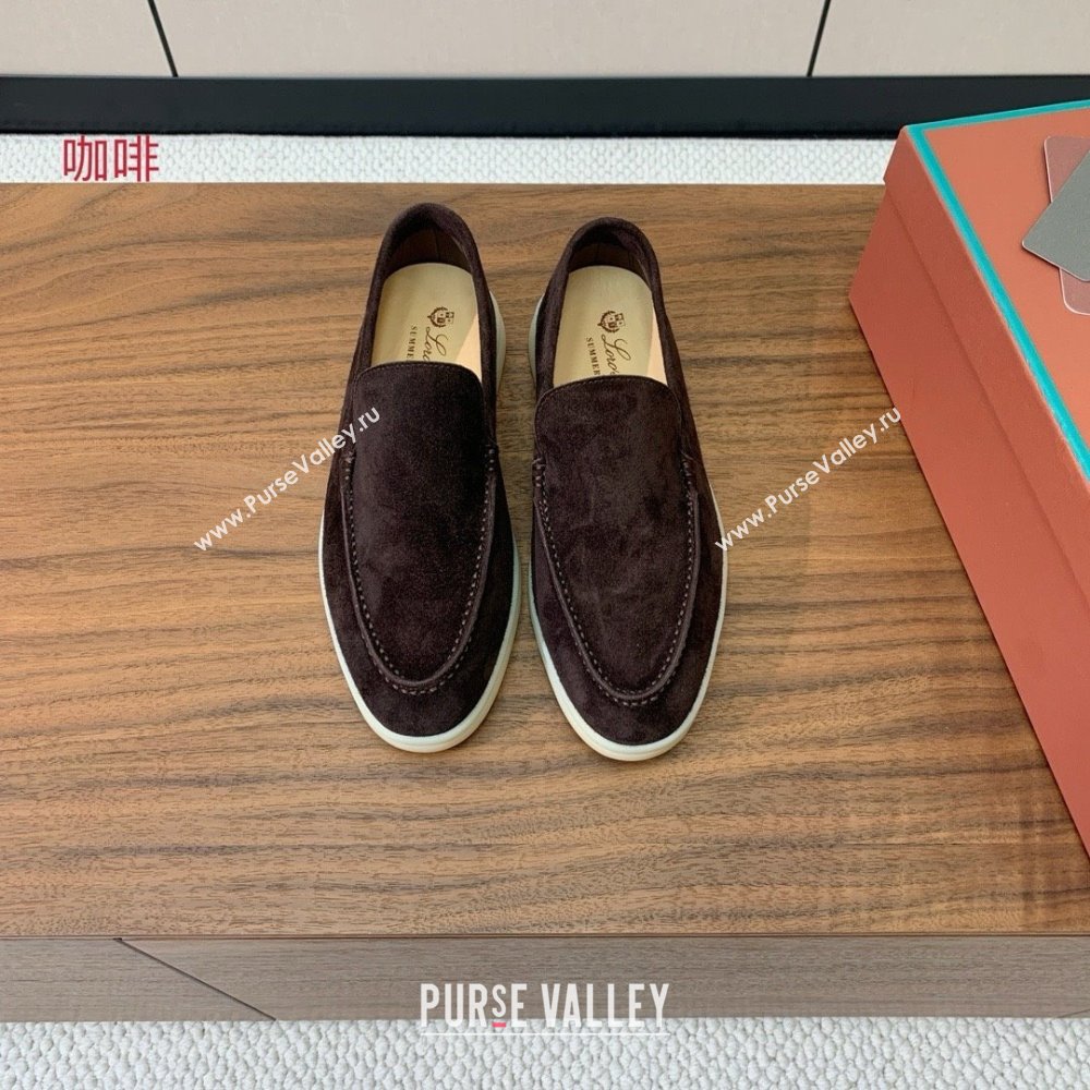 Loro Piana Summer Walk Loafer in Suede LP61901 Coffee 2025 (HH-25061901)