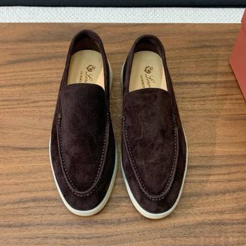 Loro Piana Summer Walk Loafer in Suede LP61901 Coffee 2025 (HH-25061901)