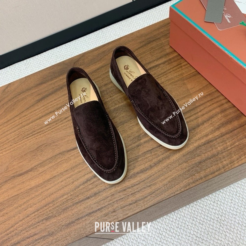Loro Piana Summer Walk Loafer in Suede LP61901 Coffee 2025 (HH-25061901)