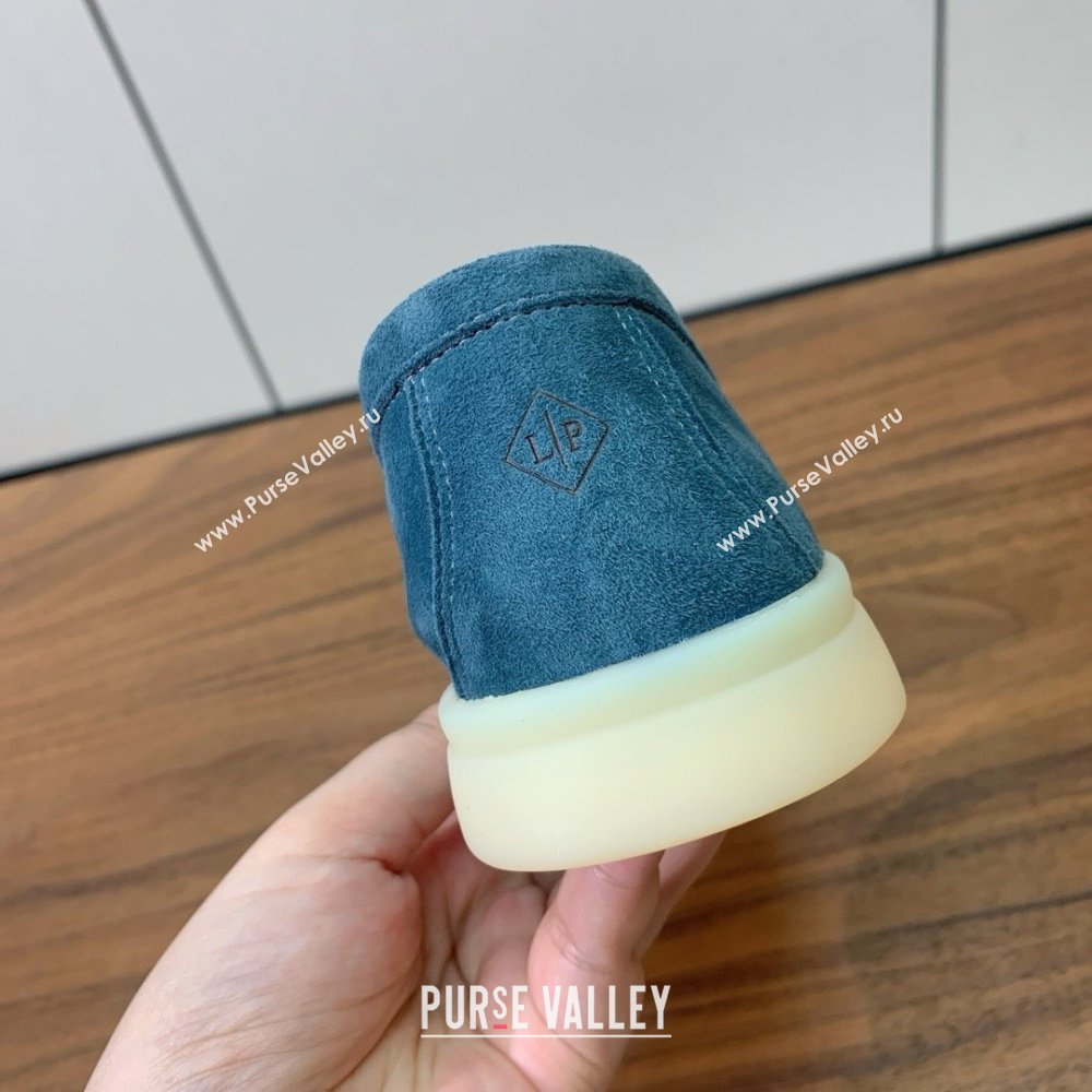 Loro Piana Summer Walk Loafer in Suede LP61903 Haze Blue 2025 (HH-25061903)