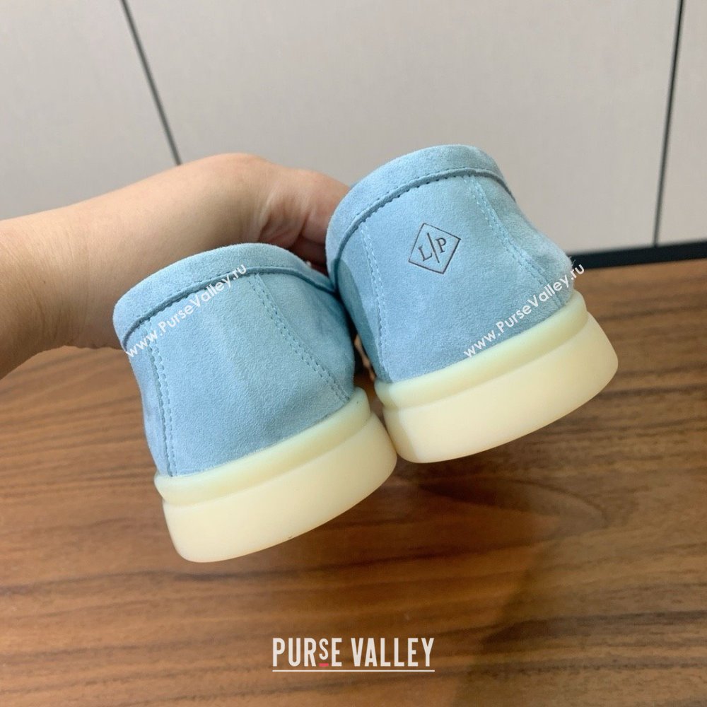 Loro Piana Summer Walk Loafer in Suede LP61904 Light Blue 2025 (HH-25061904)