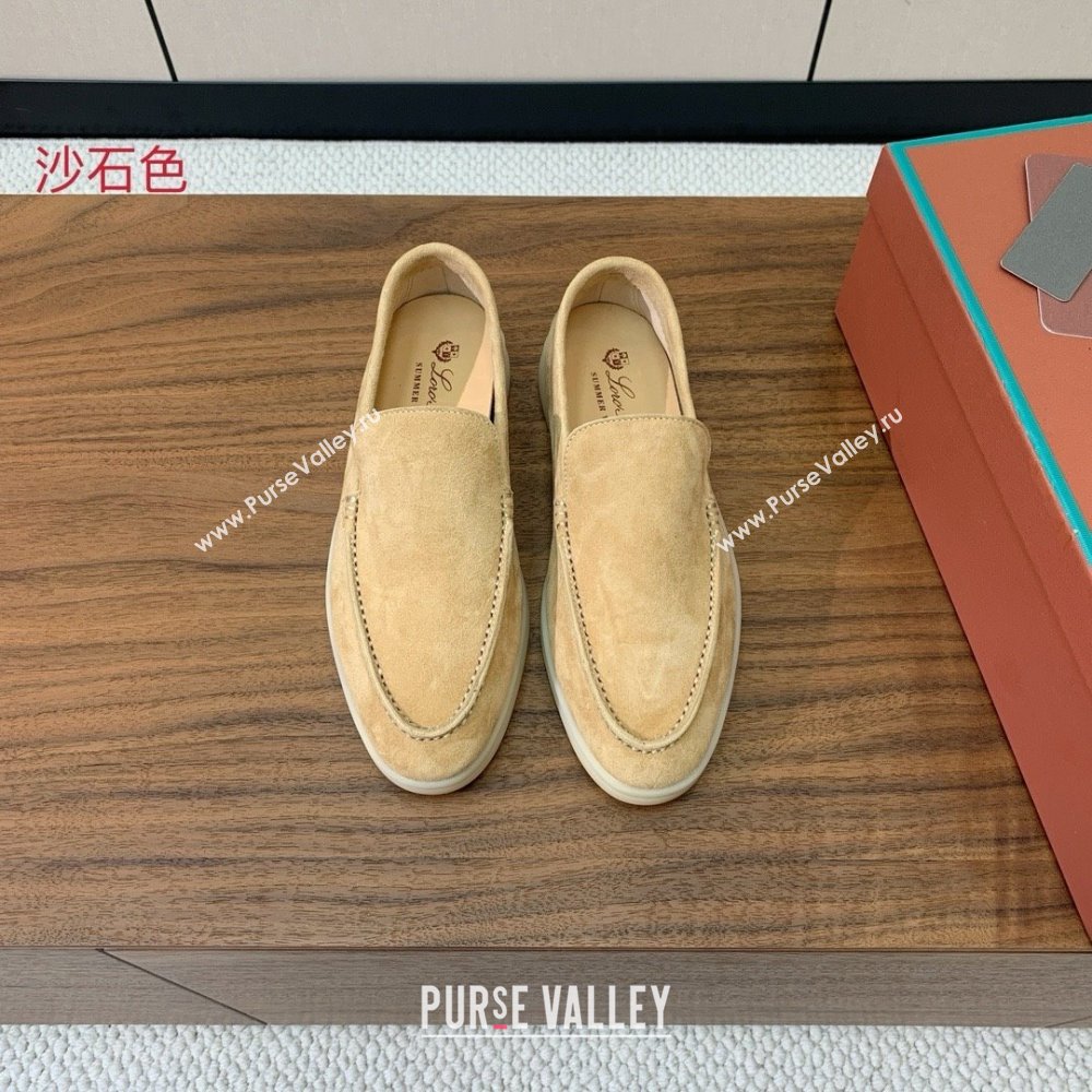Loro Piana Summer Walk Loafer in Suede LP61905 Sand Beige 2025 (HH-25061905)