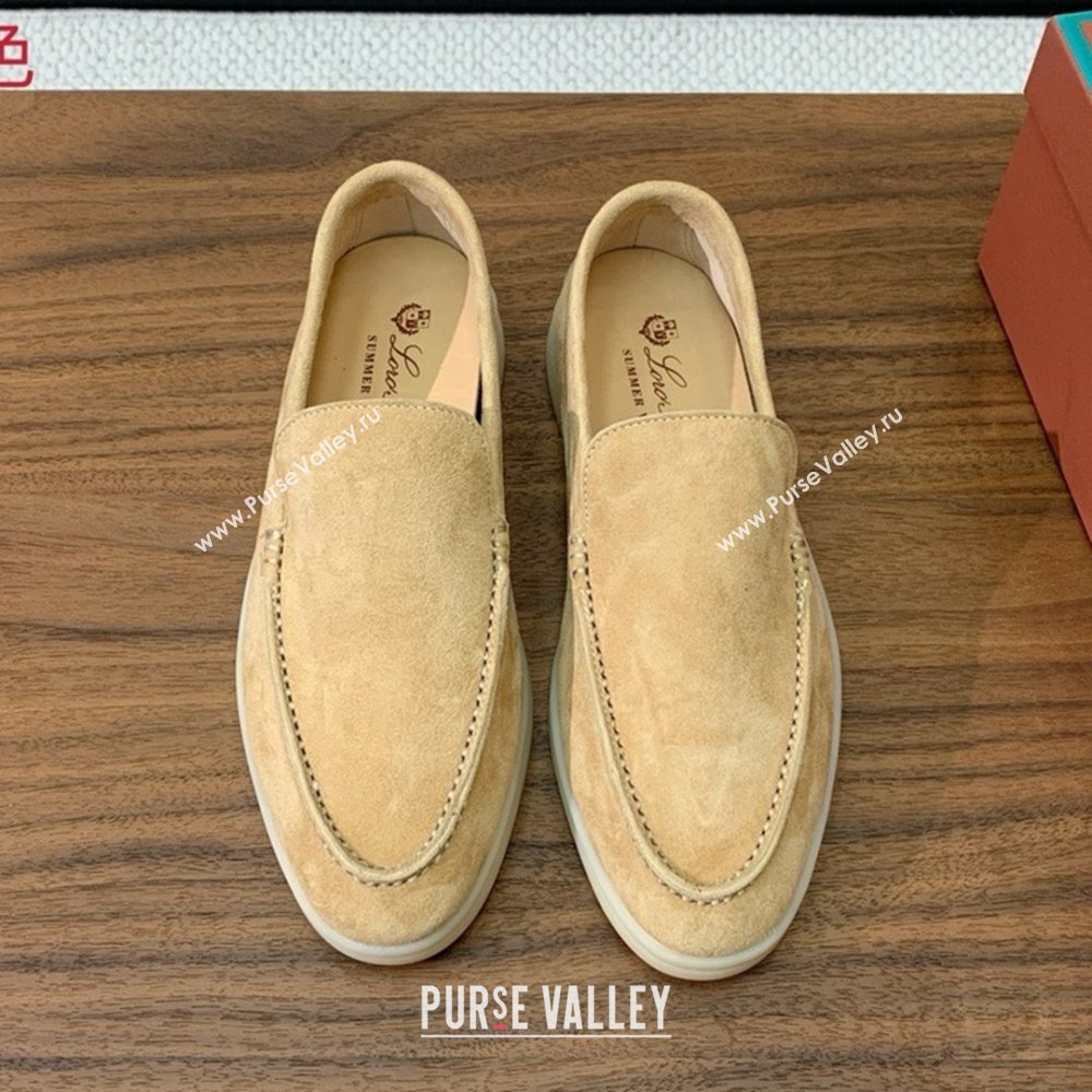 Loro Piana Summer Walk Loafer in Suede LP61905 Sand Beige 2025 (HH-25061905)