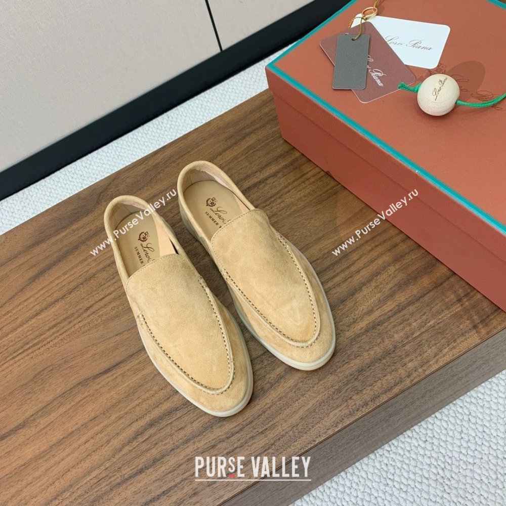 Loro Piana Summer Walk Loafer in Suede LP61905 Sand Beige 2025 (HH-25061905)