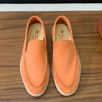 Loro Piana Summer Walk Loafer in Suede LP61911 Light Orange 2025 (HH-25061911)