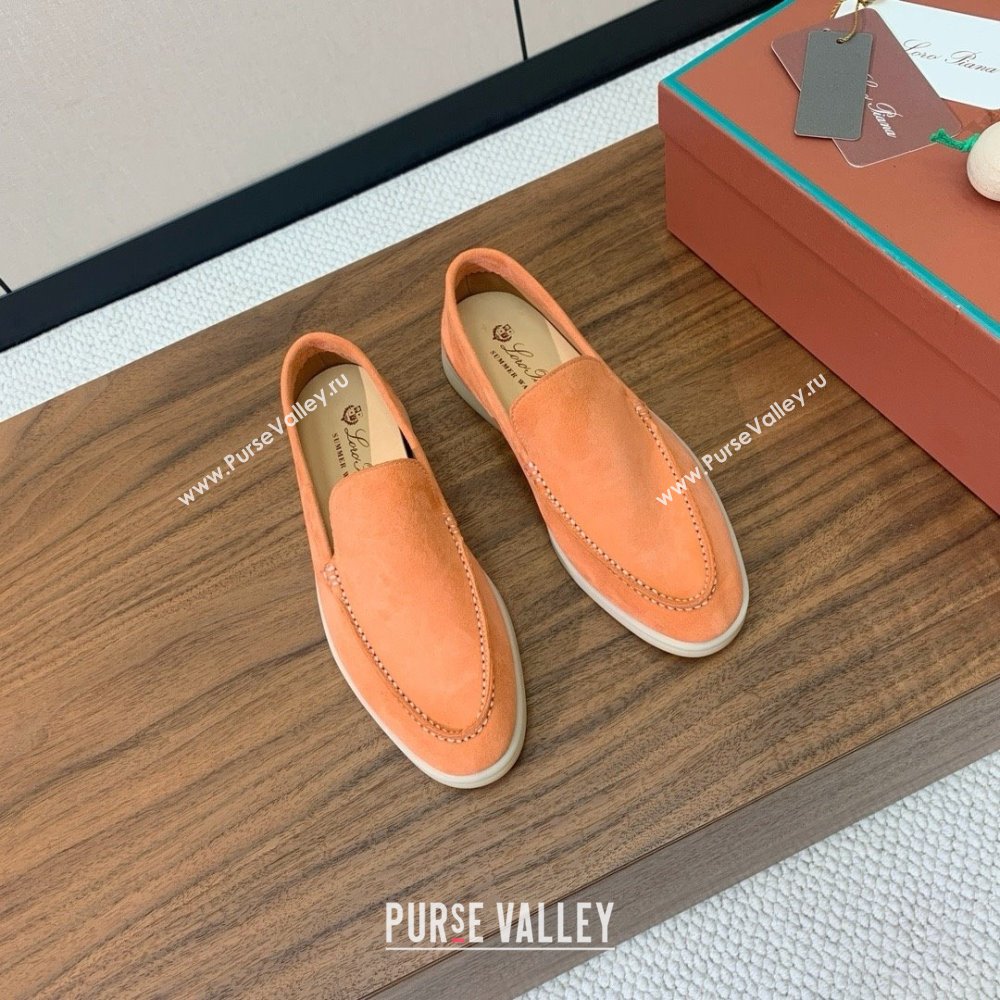 Loro Piana Summer Walk Loafer in Suede LP61911 Light Orange 2025 (HH-25061911)