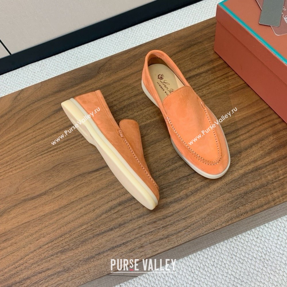 Loro Piana Summer Walk Loafer in Suede LP61911 Light Orange 2025 (HH-25061911)