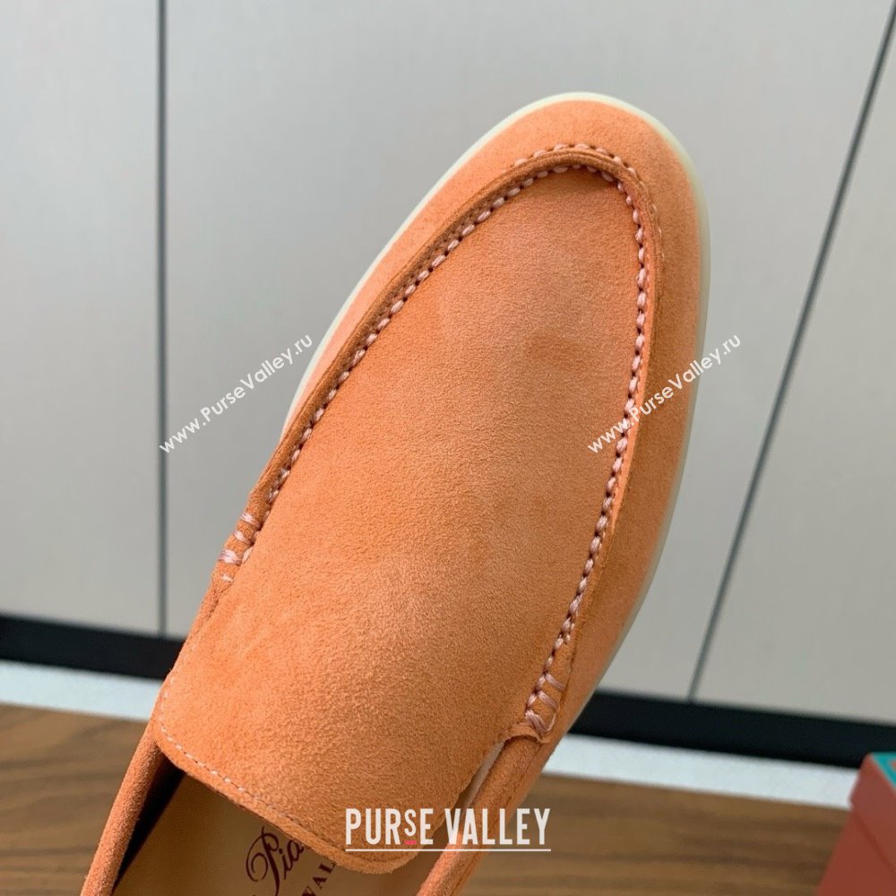 Loro Piana Summer Walk Loafer in Suede LP61911 Light Orange 2025 (HH-25061911)