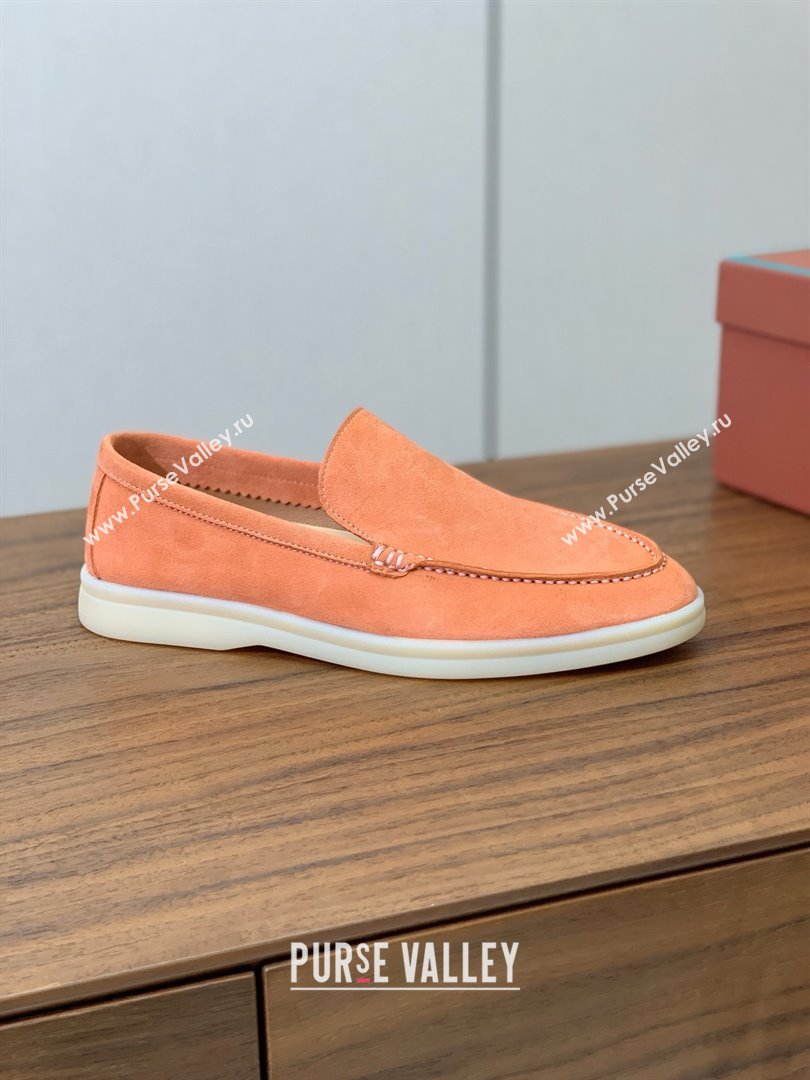 Loro Piana Summer Walk Loafer in Suede LP61911 Light Orange 2025 (HH-25061911)