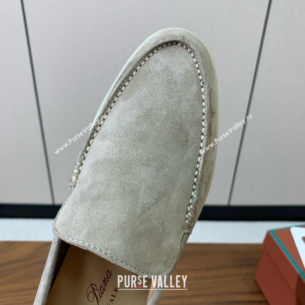 Loro Piana Summer Walk Loafer in Suede LP61825 Dark Khaki 2025 (HH-25061825)