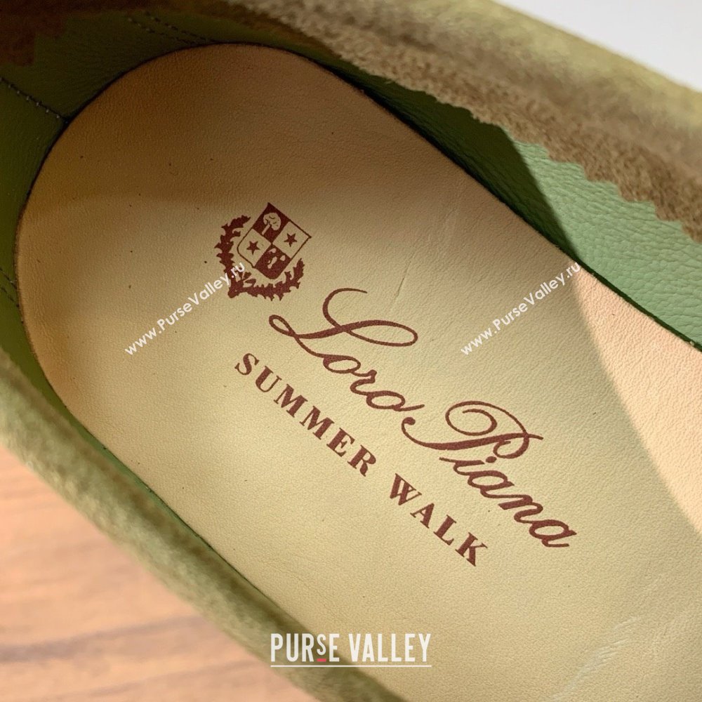 Loro Piana Summer Walk Loafer in Suede LP61826 Green 2025 (HH-25061826)