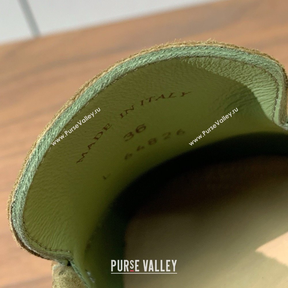 Loro Piana Summer Walk Loafer in Suede LP61826 Green 2025 (HH-25061826)