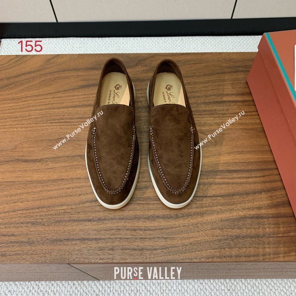 Loro Piana Summer Walk Loafer in Suede LP61827 Brown 2025 (HH-25061827)