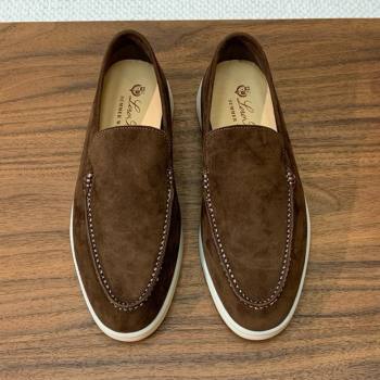 Loro Piana Summer Walk Loafer in Suede LP61827 Brown 2025 (HH-25061827)