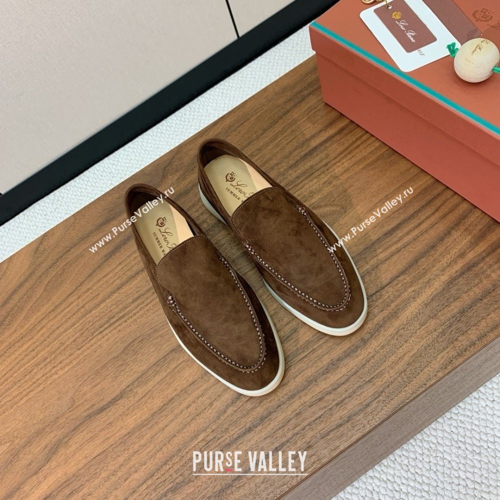 Loro Piana Summer Walk Loafer in Suede LP61827 Brown 2025 (HH-25061827)