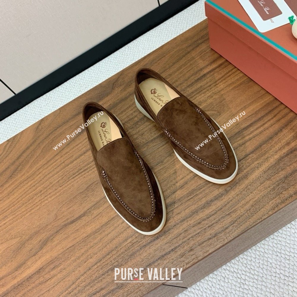 Loro Piana Summer Walk Loafer in Suede LP61827 Brown 2025 (HH-25061827)