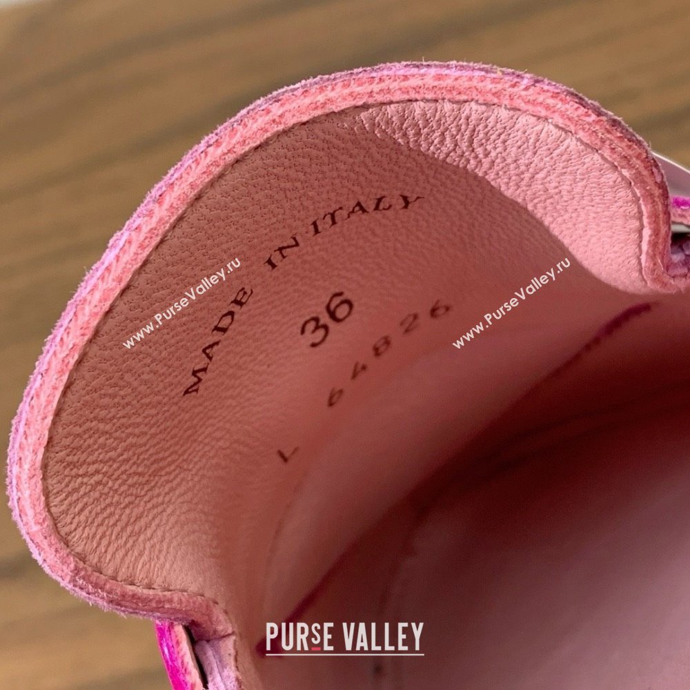 Loro Piana Charms Walk Babouche Loafer in Suede LP061915 Peach Pink 2025 (HH-25061915)
