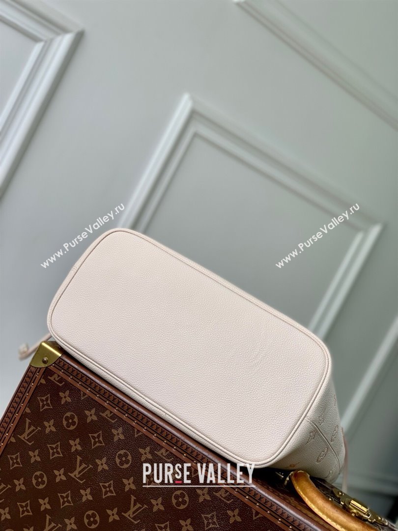 Louis Vuitton Neverfull MM Tote Bag in Debossed Grained Cowhide Leather M14285 Eden 2025 (K-25061216)