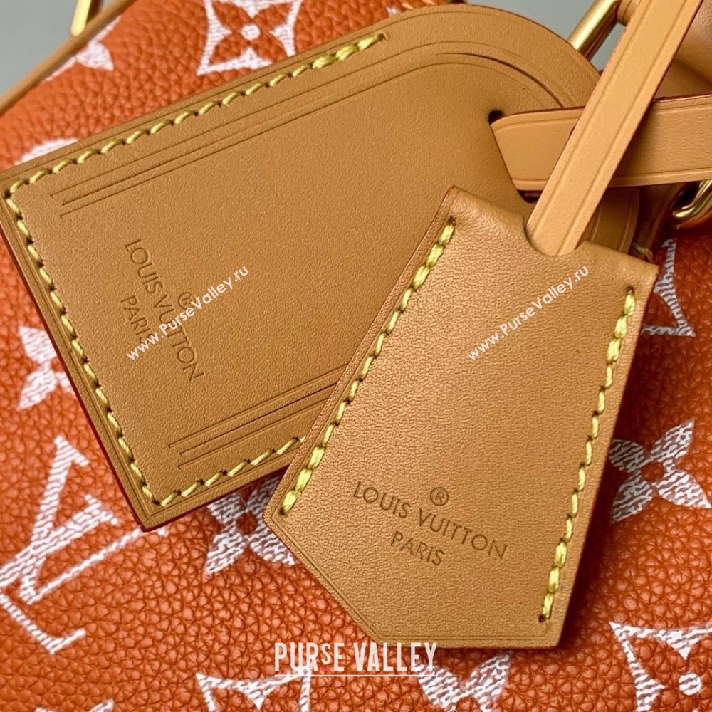 Louis Vuitton Runaway Speedy P9 Bandouliere 30 Bag in Calf leather M13914 Orange 2025 (K-25061203)