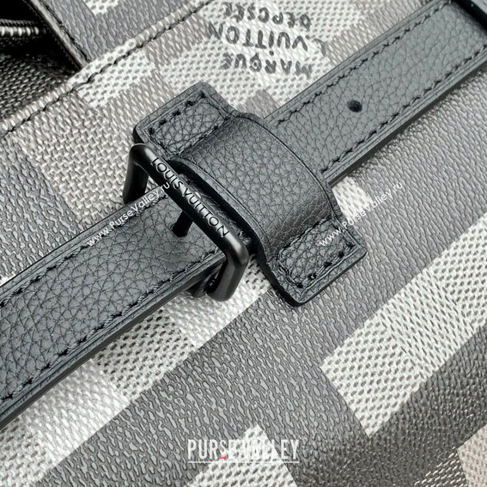 Louis Vuitton Christopher MM in Damoflage Black Canvas M14952 2025 (K-25061302)