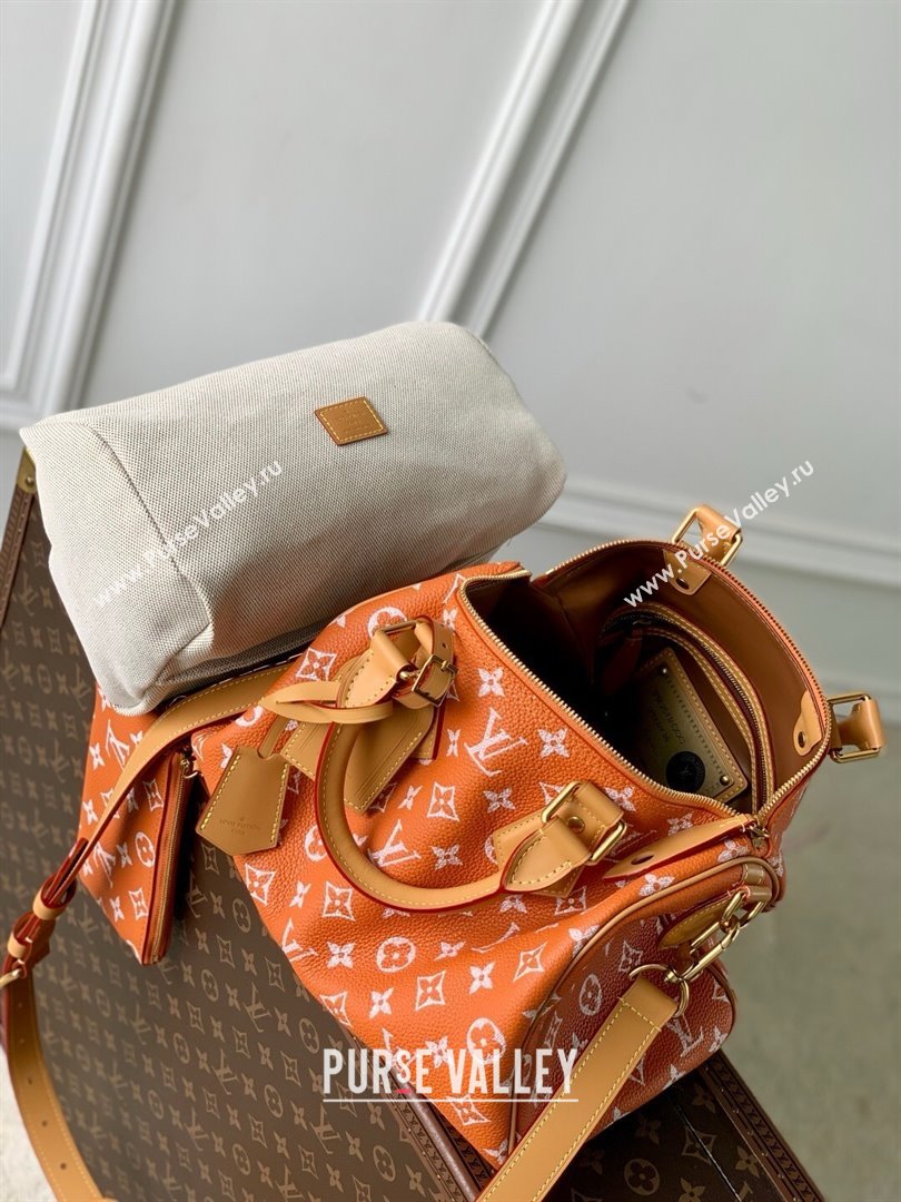 Louis Vuitton Runaway Speedy P9 Bandouliere 30 Bag in Calf leather M13914 Orange 2025 (K-25061203)