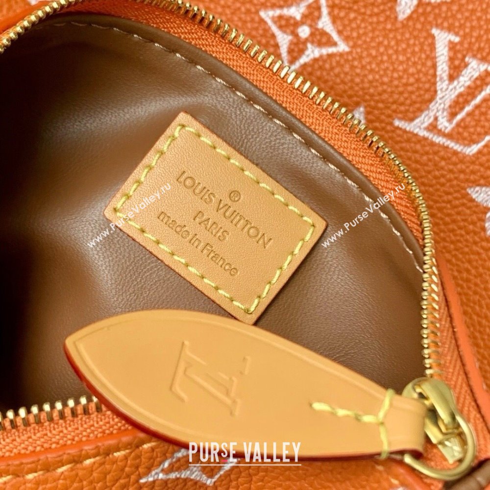 Louis Vuitton Runaway Speedy P9 Bandouliere 30 Bag in Calf leather M13914 Orange 2025 (K-25061203)