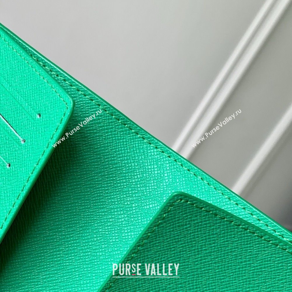 Louis Vuitton Passport Cover in Coloured Monogram Canvas M14875 Green 2025 (K-25061304)