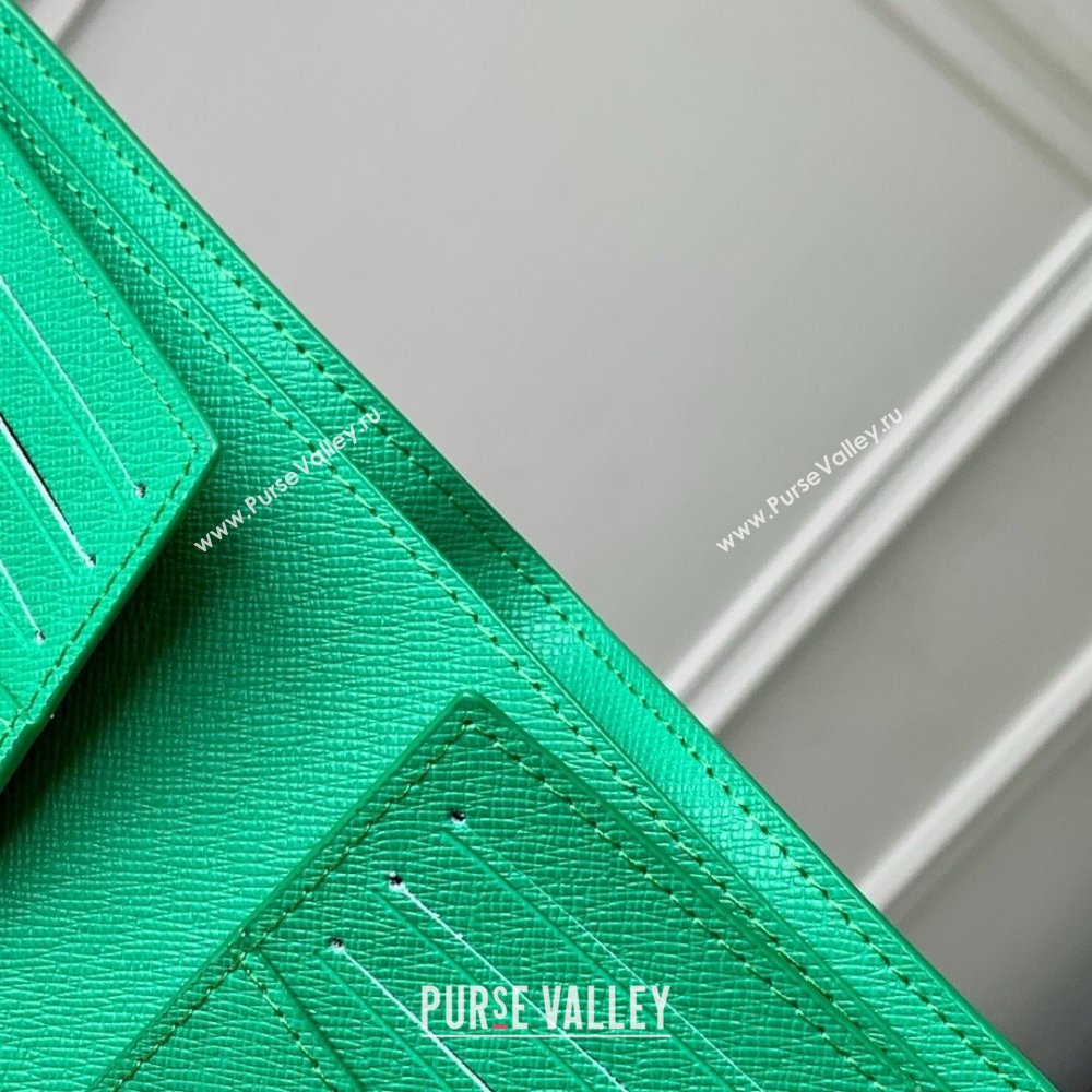Louis Vuitton Slender Wallet in Coloured Monogram Canvas M14878 Green 2025 (K-25061305)
