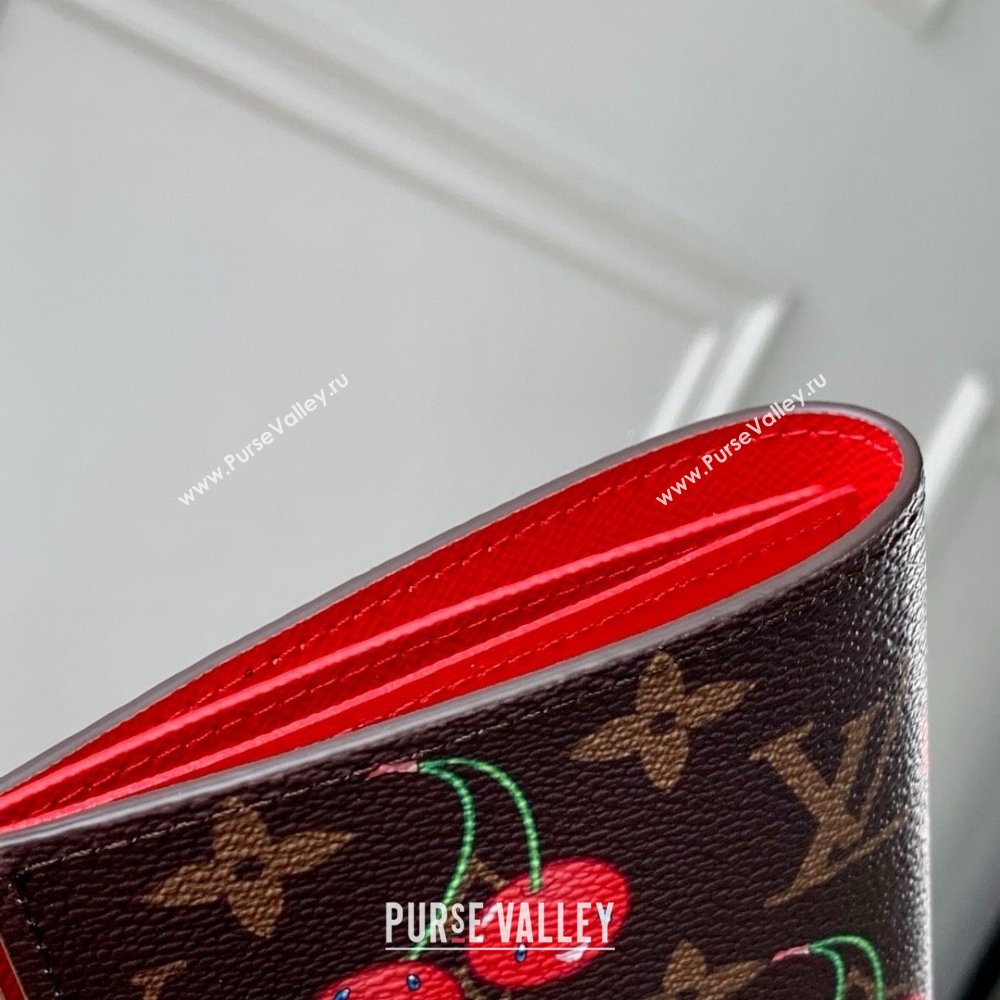 Louis Vuitton LV x TM Passport Cover in Monogram Cherry Canvas M13424 2025 (K-25061307)