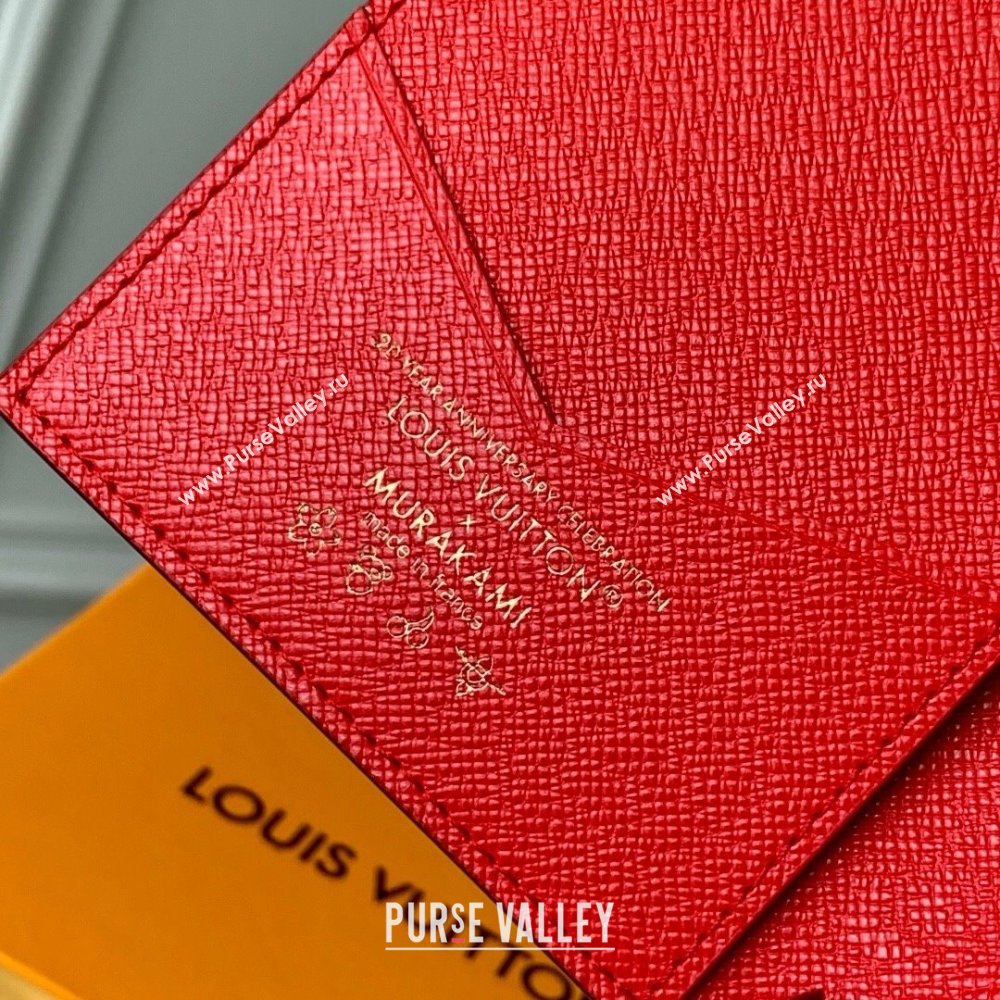 Louis Vuitton LV x TM Passport Cover in Monogram Cherry Canvas M13424 2025 (K-25061307)