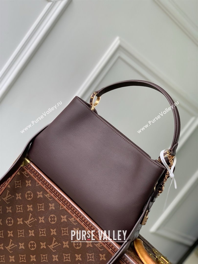 Louis Vuitton Capucines MM Souple Bag in Calf Leather M12927 Chocolate 2025 (K-25061310)