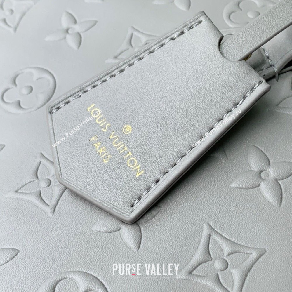Louis Vuitton Speedy Soft 30 Bag in Cloud Gray Calfskin Leather M25670 2025 (K-25061204)