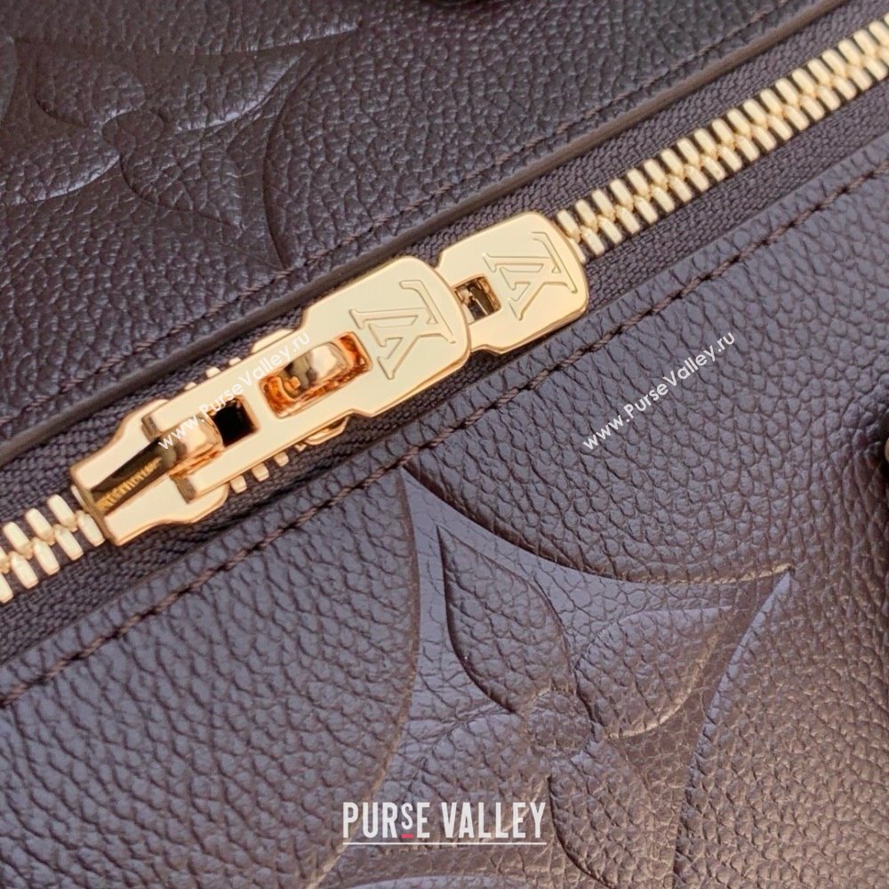 Louis Vuitton Speedy Bandouliere 25 Bag in Embossed Grained Cowhide Leather M14043 Burgundy 2025 (K-25061205)