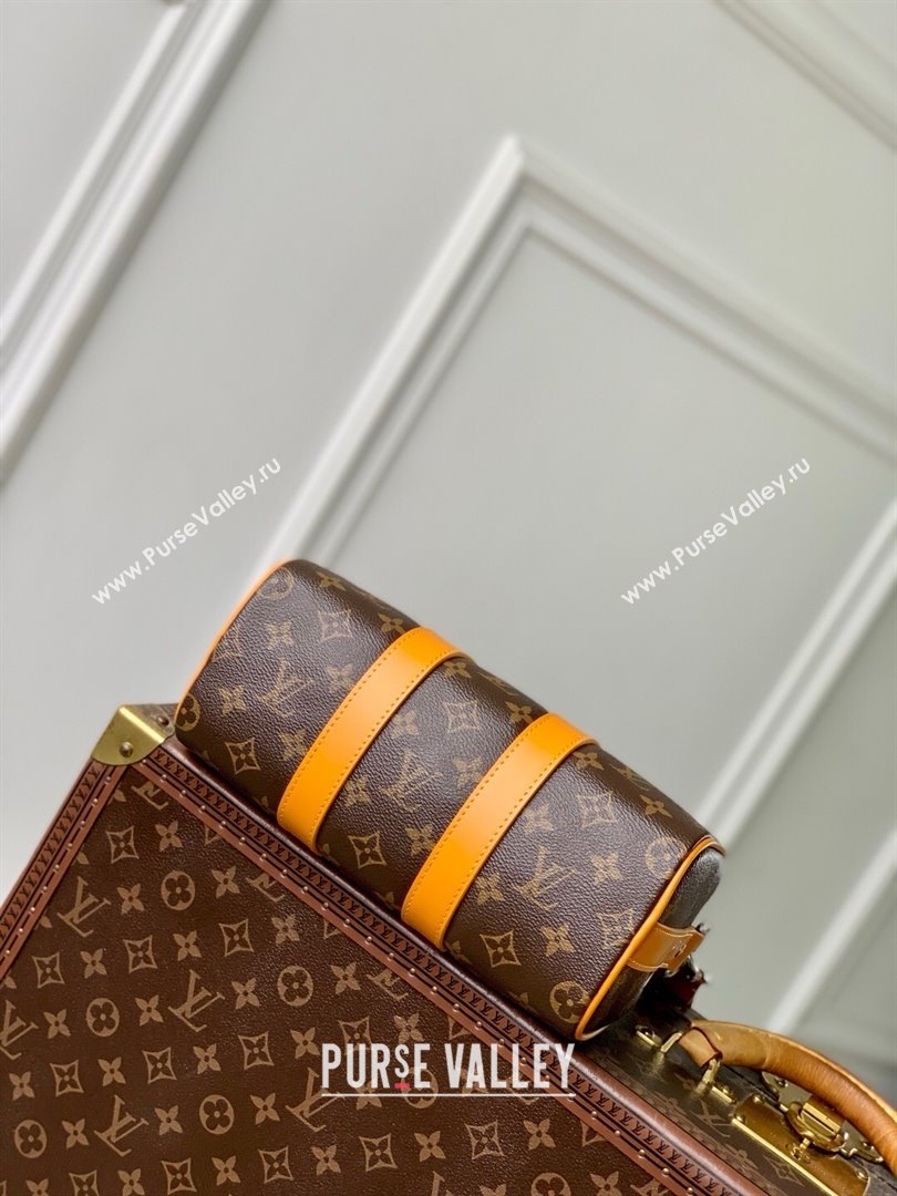 Louis Vuitton Keepall Bandouliere 25 Bag in Monogram Macassar Canvas Safran Yellow M12733 2025 (K-25061312)