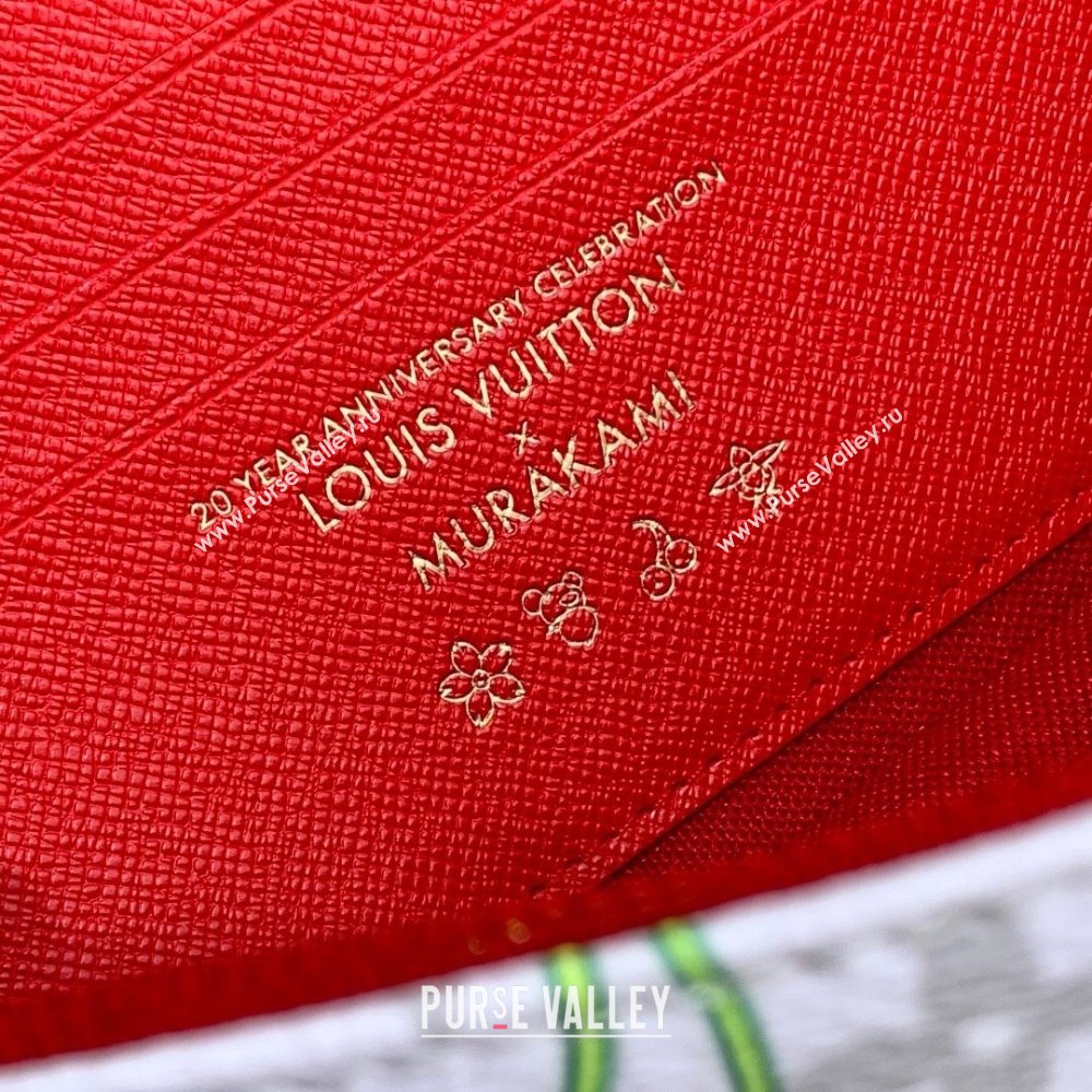 Louis Vuitton LV x TM Wallet On Chain Ivy Bag in Monogram Cherry Canvas M14239 White 2025 (K-25061314)