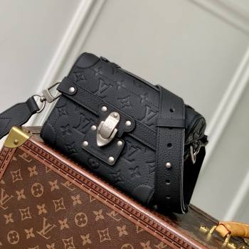 Louis Vuitton Soul Trunk Bag in Taurillon Monogram Embossed Leather M13871 Black 2025 (K-25061315)