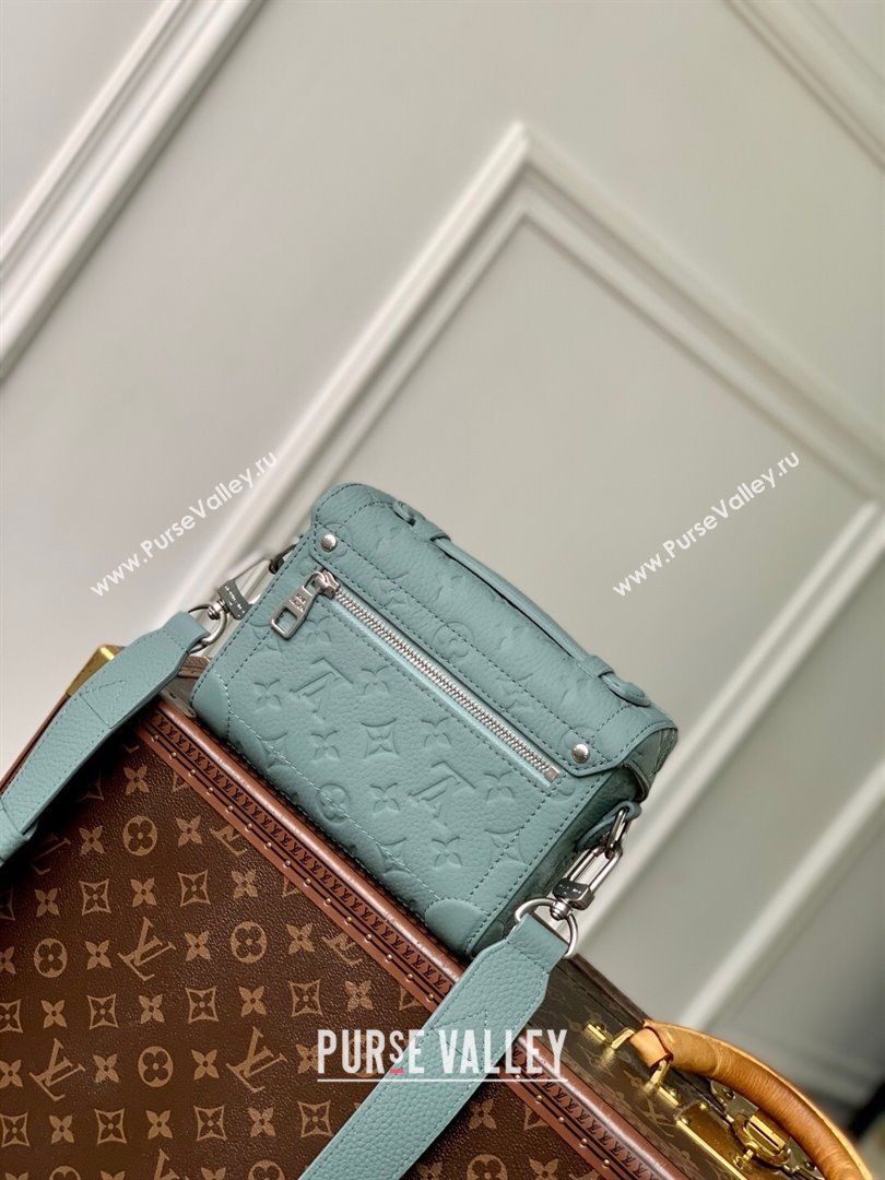 Louis Vuitton Soul Trunk Bag in Taurillon Monogram Embossed Leather M13870 Misty Lake Green 2025 (K-25061316)