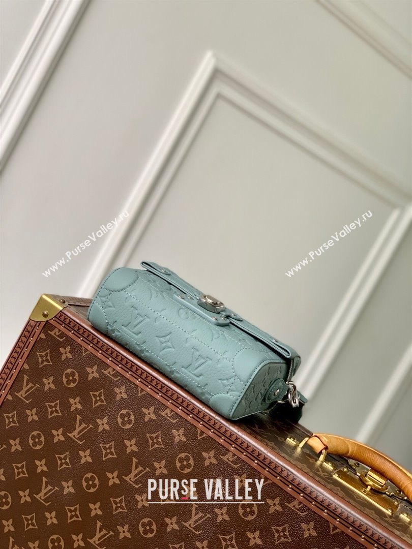 Louis Vuitton Soul Trunk Bag in Taurillon Monogram Embossed Leather M13870 Misty Lake Green 2025 (K-25061316)