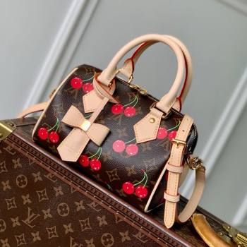 Louis Vuitton LV x TM Speedy Bandouliere 20 Bag in Monogram Cherry Canvas M13094 2025 (K-25061206)