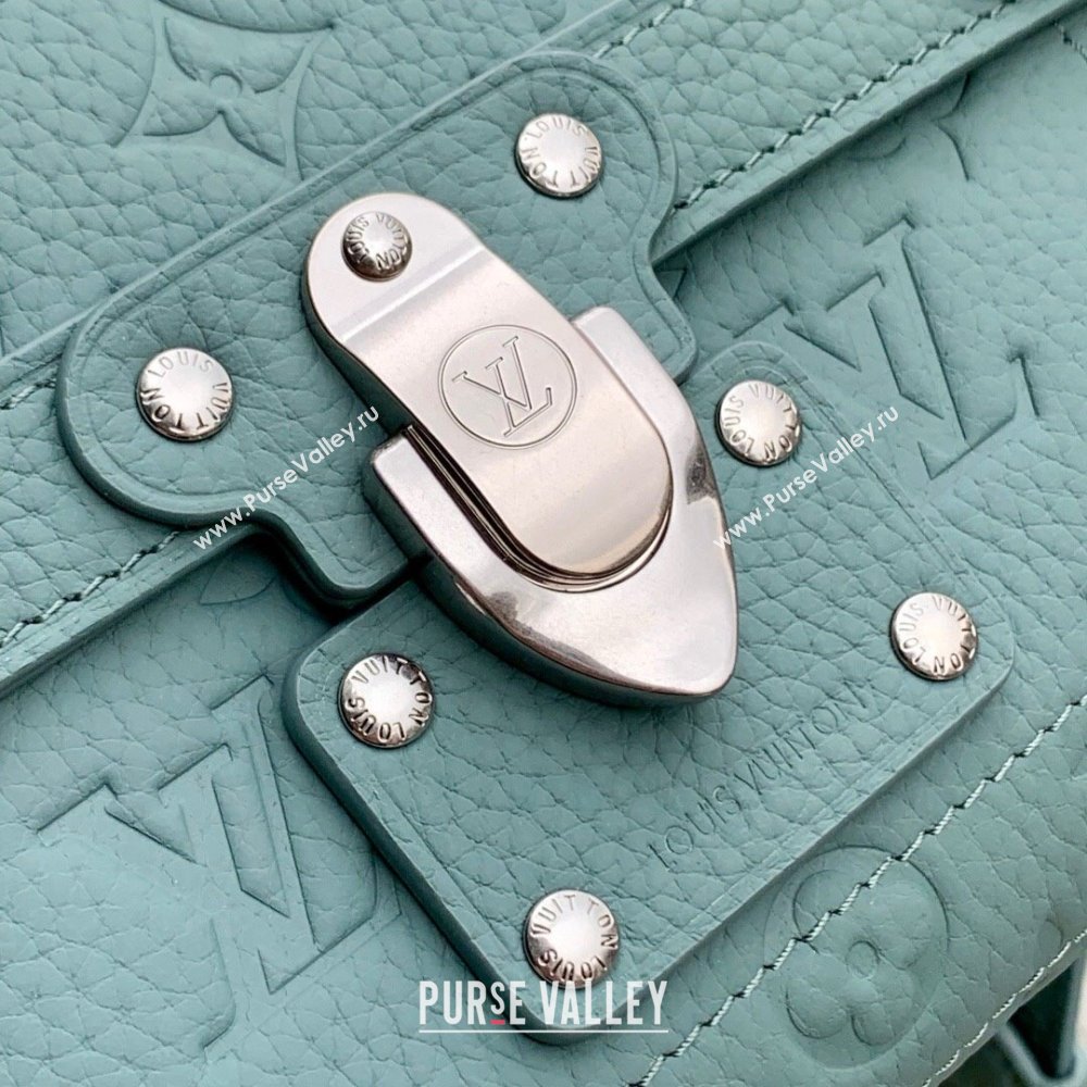Louis Vuitton Soul Trunk Bag in Taurillon Monogram Embossed Leather M13870 Misty Lake Green 2025 (K-25061316)