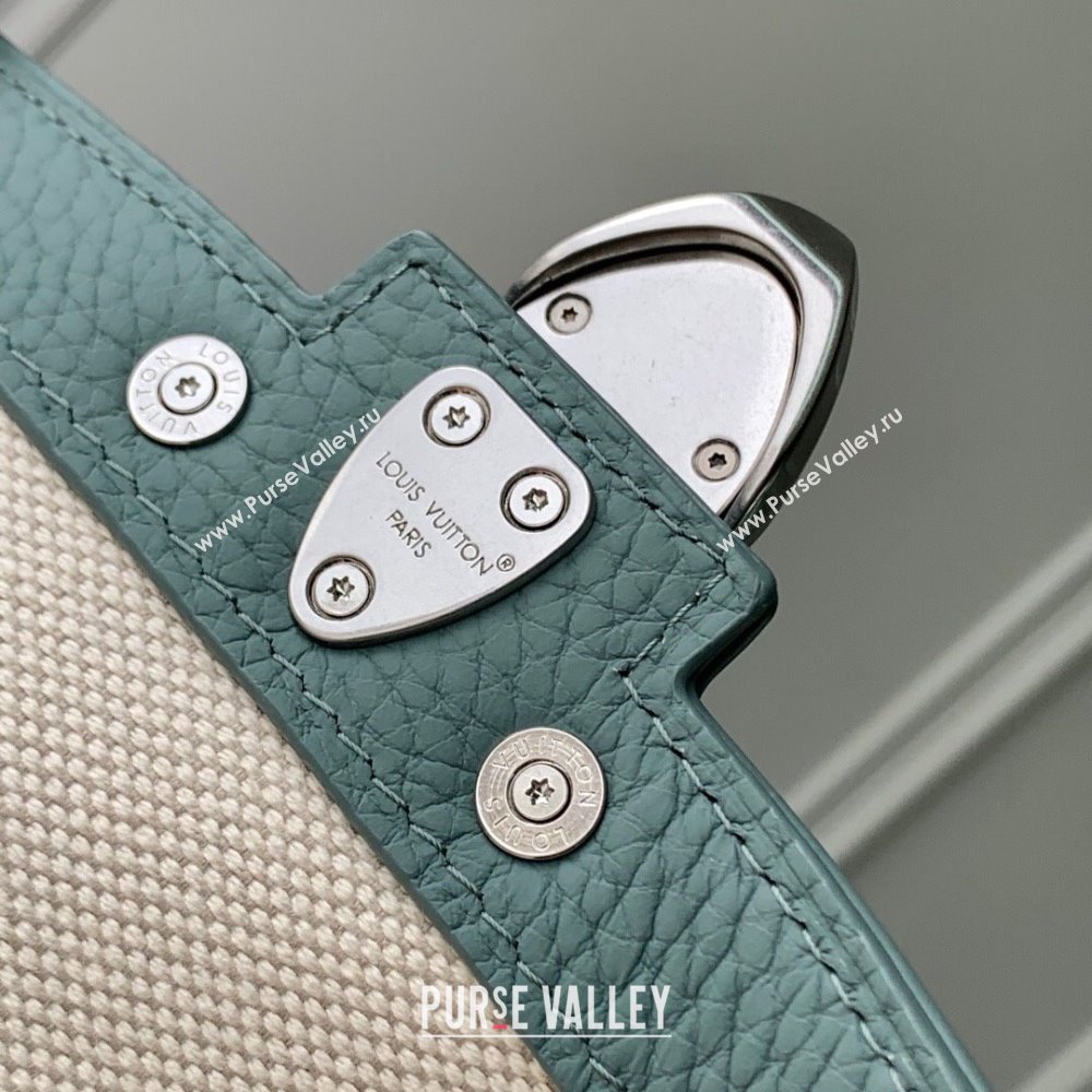 Louis Vuitton Soul Trunk Bag in Taurillon Monogram Embossed Leather M13870 Misty Lake Green 2025 (K-25061316)