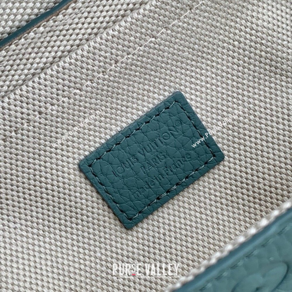 Louis Vuitton Soul Trunk Bag in Taurillon Monogram Embossed Leather M13870 Misty Lake Green 2025 (K-25061316)