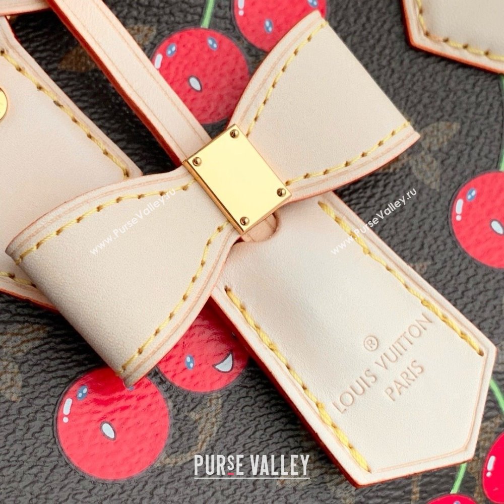 Louis Vuitton LV x TM Speedy Bandouliere 20 Bag in Monogram Cherry Canvas M13094 2025 (K-25061206)