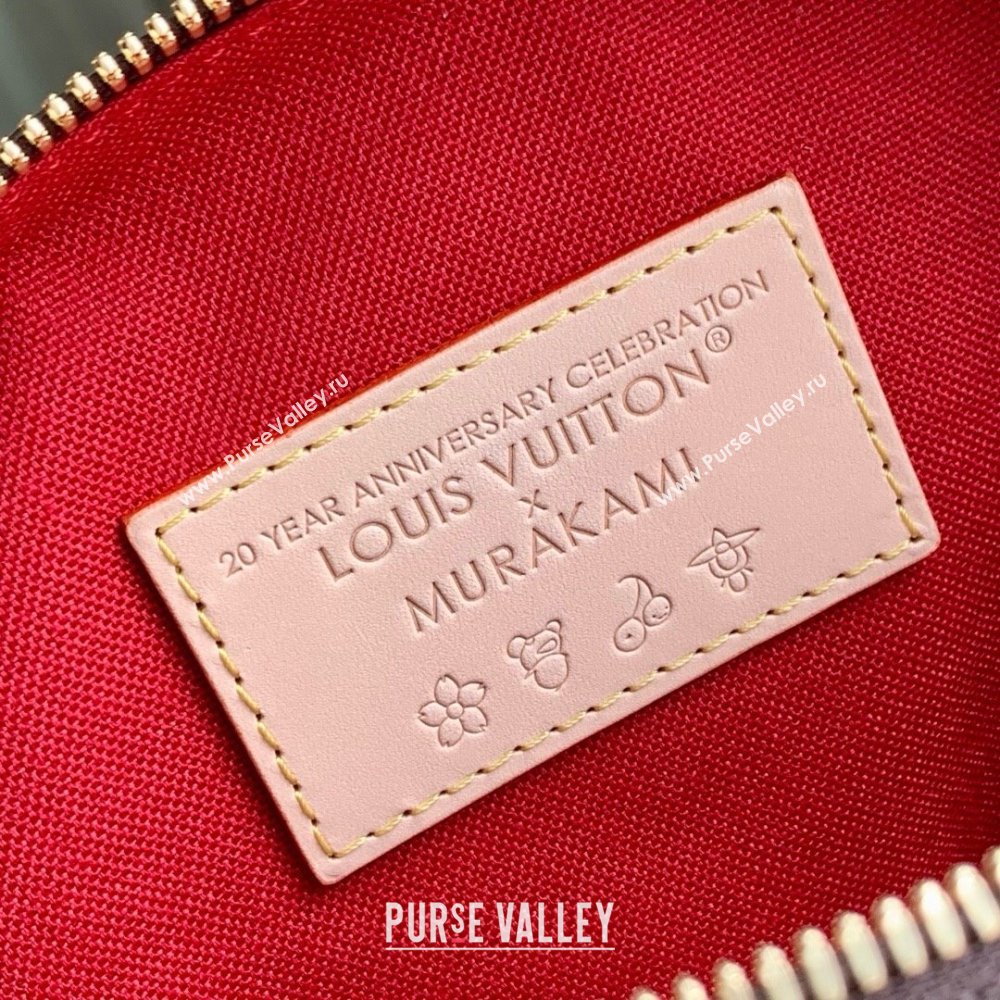 Louis Vuitton LV x TM Speedy Bandouliere 20 Bag in Monogram Cherry Canvas M13094 2025 (K-25061206)