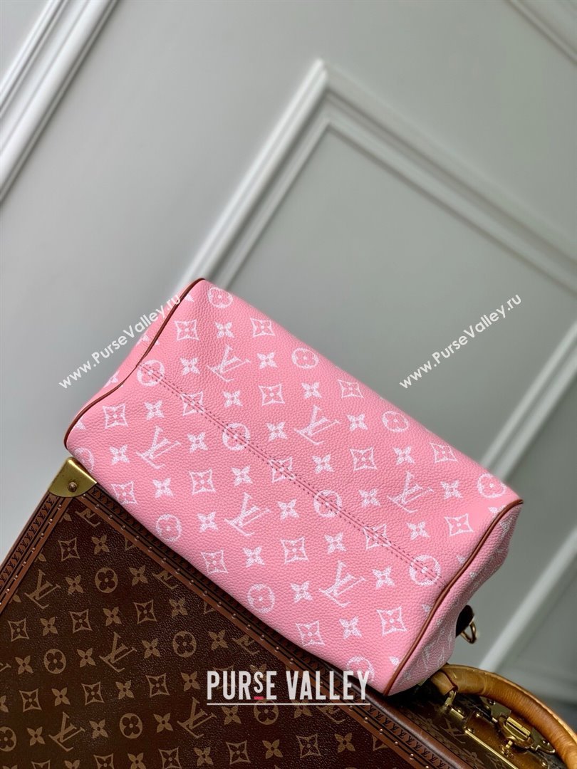 Louis Vuitton Runaway Speedy P9 Bandouliere 30 Bag in Calf leather M13914 Brown/Pink 2025 (K-25061207)