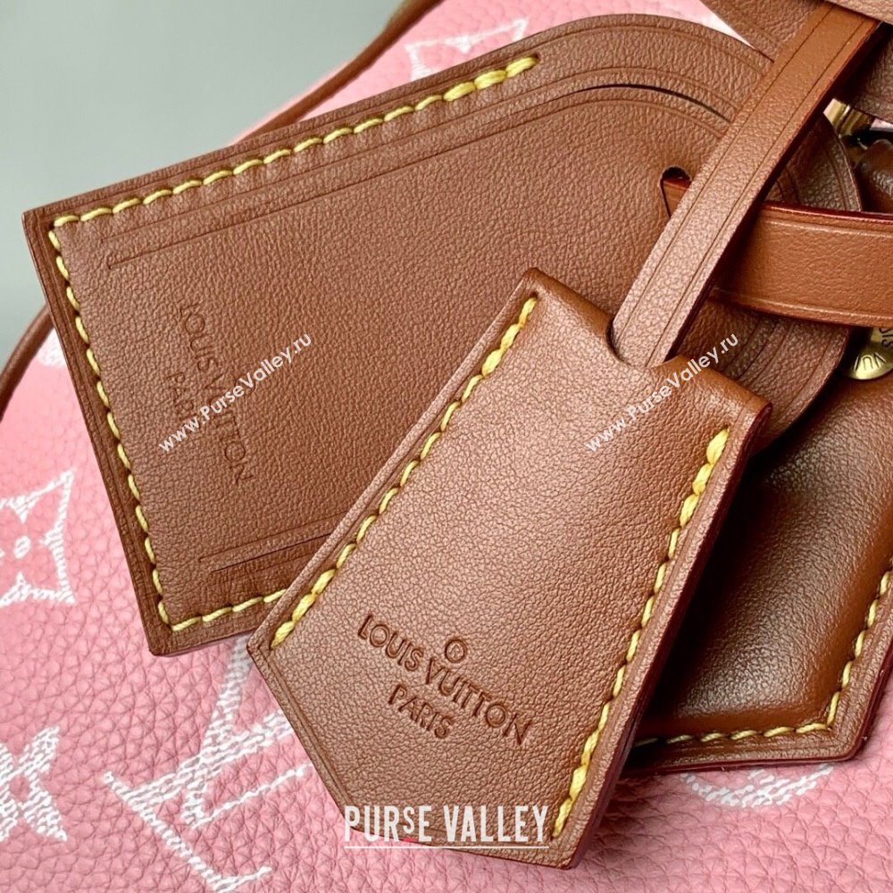 Louis Vuitton Runaway Speedy P9 Bandouliere 30 Bag in Calf leather M13914 Brown/Pink 2025 (K-25061207)