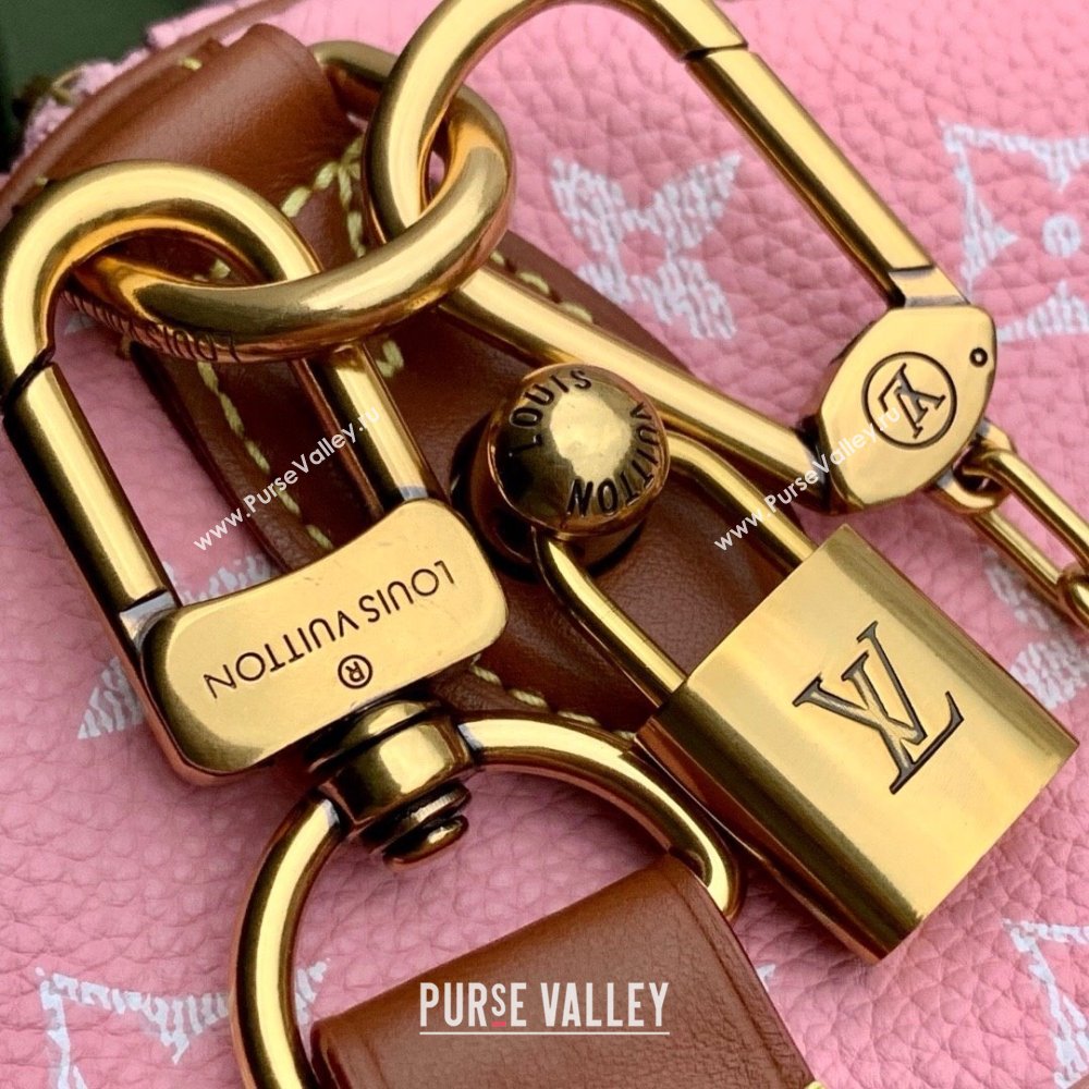 Louis Vuitton Runaway Speedy P9 Bandouliere 30 Bag in Calf leather M13914 Brown/Pink 2025 (K-25061207)